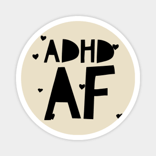 adhd hearts design Magnet